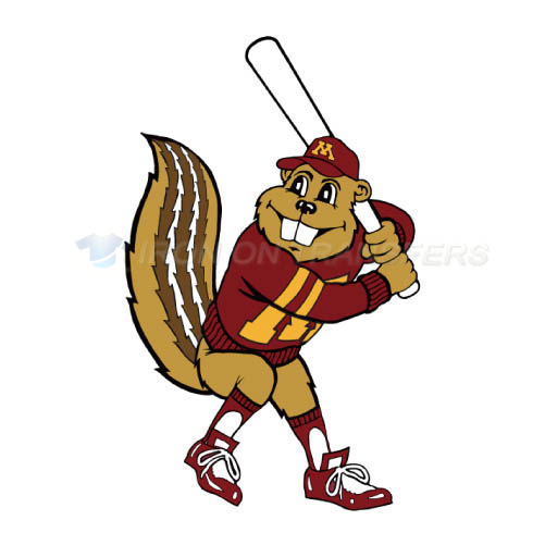 Minnesota Golden Gophers Logo T-shirts Iron On Transfers N5098 - Click Image to Close